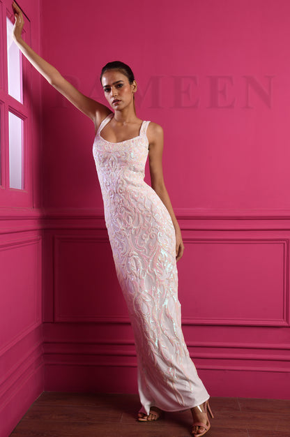 Meghan Gown - Stunner with Mesmerizing Sequin Artistry